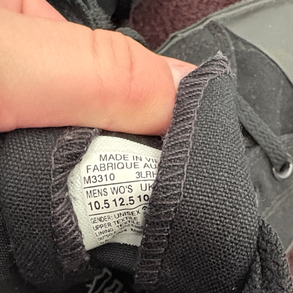 Converse Black High-Top Men's Sneakers - Picture 5 of 5